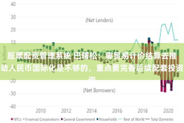 股票配资管理系统 巴曙松：靠贸易计价结算去推动人民币国际化是不够的，重点要完善后续配套投资