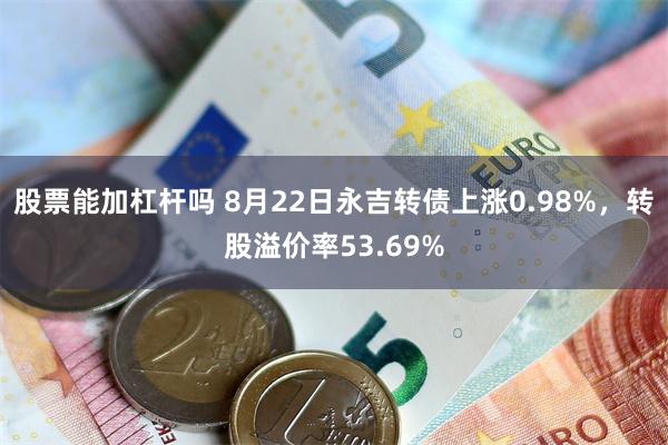 股票能加杠杆吗 8月22日永吉转债上涨0.98%，转股溢价率53.69%