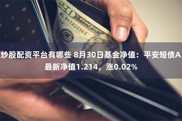 炒股配资平台有哪些 8月30日基金净值：平安短债A最新净值1.214，涨0.02%