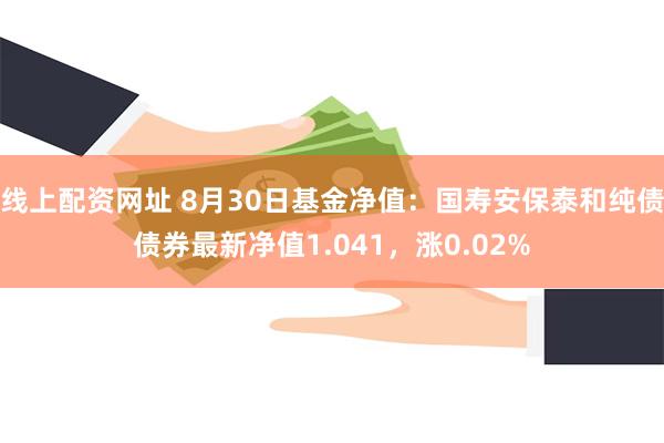 线上配资网址 8月30日基金净值：国寿安保泰和纯债债券最新净值1.041，涨0.02%