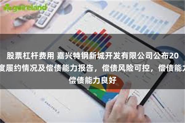 股票杠杆费用 嘉兴特钢新城开发有限公司公布2023年度履约情况及偿债能力报告，偿债风险可控，偿债能力良好