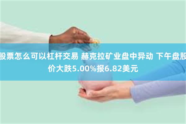 股票怎么可以杠杆交易 赫克拉矿业盘中异动 下午盘股价大跌5.00%报6.82美元