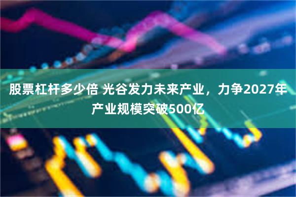 股票杠杆多少倍 光谷发力未来产业，力争2027年产业规模突破500亿