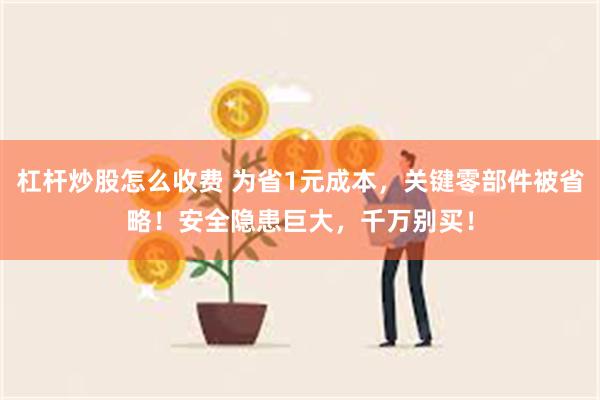 杠杆炒股怎么收费 为省1元成本，关键零部件被省略！安全隐患巨大，千万别买！