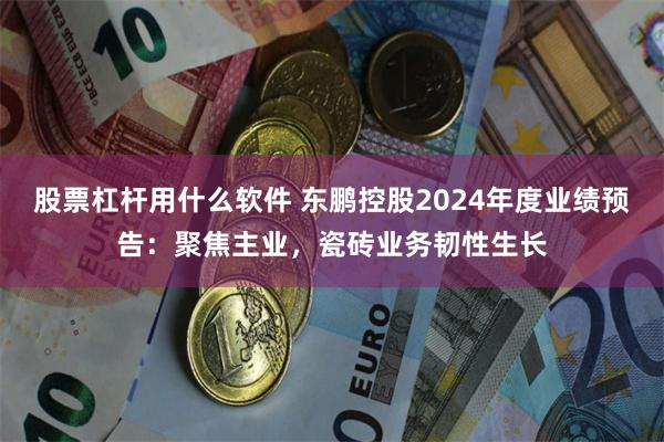 股票杠杆用什么软件 东鹏控股2024年度业绩预告：聚焦主业，瓷砖业务韧性生长