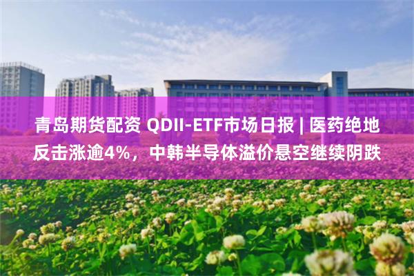 青岛期货配资 QDII-ETF市场日报 | 医药绝地反击涨逾4%，中韩半导体溢价悬空继续阴跌