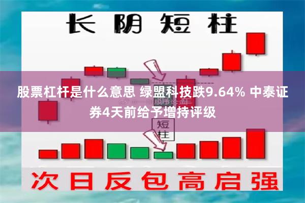股票杠杆是什么意思 绿盟科技跌9.64% 中泰证券4天前给予增持评级